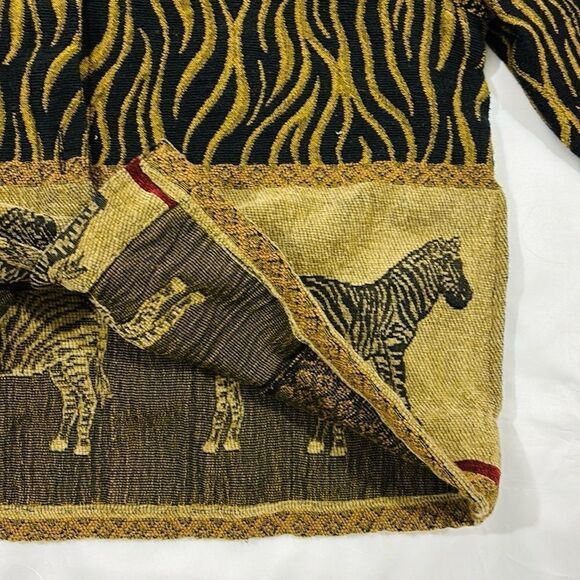 Vintage Zebra Button Down Collared Jacket - Picture 5 of 8